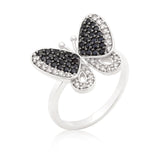 Cubic Zirconia Butterfly Ring