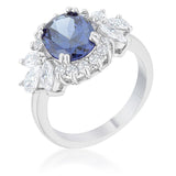 Krizia 4.2ct Tanzanite CZ Classic Ring