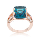 Rema 8.6ct CZ Emerald Classic Cocktail Ring