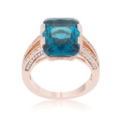 Rema 8.6ct CZ Emerald Classic Cocktail Ring