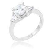 Shonda 1.8ct CZ Cushion Classic Statement Ring