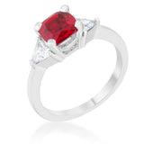 Shonda 1.8ct CZ Cushion Classic Statement Ring