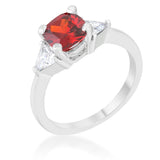 Shonda 1.8ct CZ Cushion Classic Statement Ring