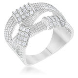 Peyton 0.36ct CZ Wide Cable Statement Ring