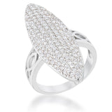 Bella 2.3ct CZ Contemporary Cocktail Ring