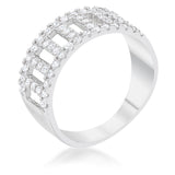 Rey 0.5ct CZ Contemporary Band Ring