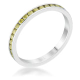 Teresa 0.5ct CZ Stainless Steel Eternity Band