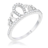 Madeline 0.2ct Simple Crown Ring