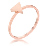 Stainless Steel Triangle Stackable Ring