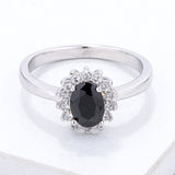 CZ Petite Oval Ring