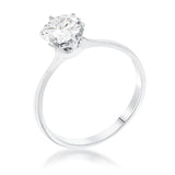 1 Carat Single Stone CZ Classic Solitaire Ring