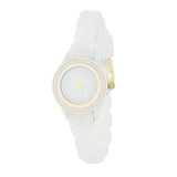 Avera Carmen Braided Ladylike Watch With Rubber Strap